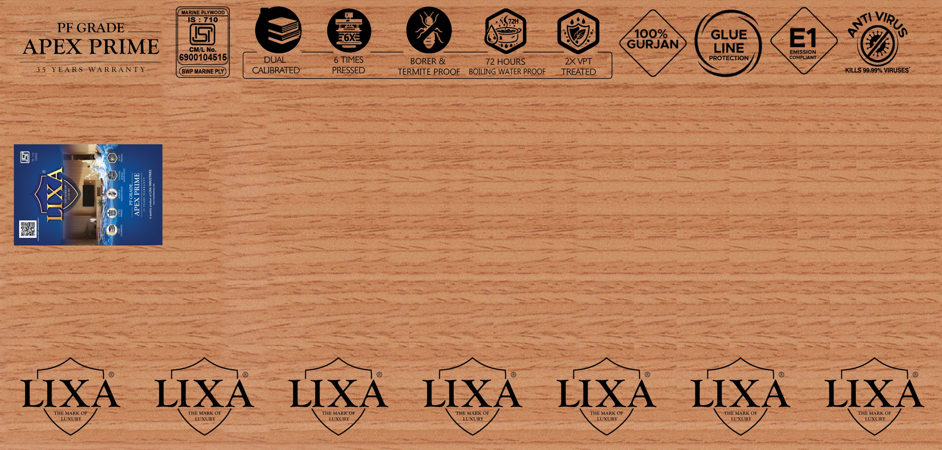 APEX PRIME plywood sheet artwork